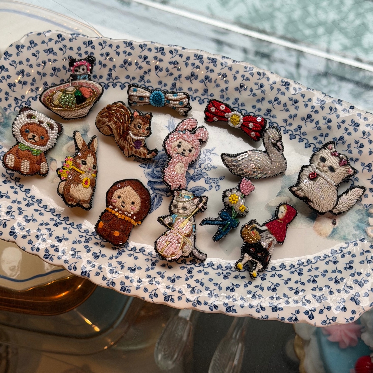 yukiemon　おまもりデニムパンツ　うすめ　M　猫　くま　スイーツ yukiemon POP UP SHOP 2026｜松屋銀座で出会う特別な世界観と限定