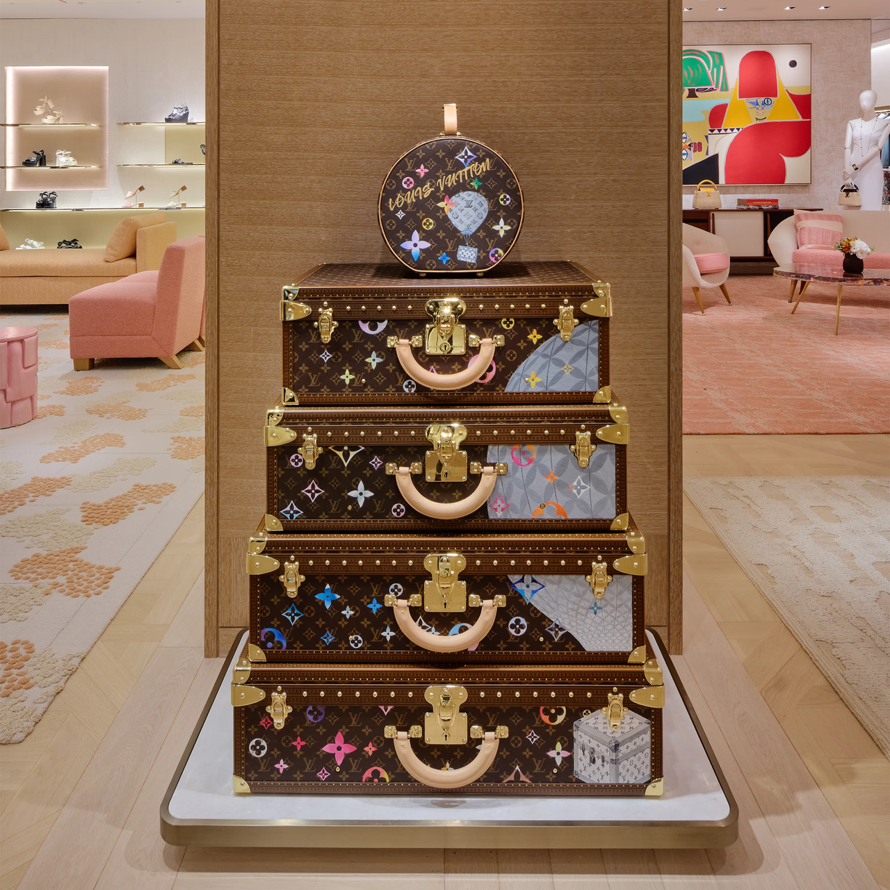 松屋銀座LOUIS VUITTON 購入 モノグラム オデオンウサギさん専用 ルイ