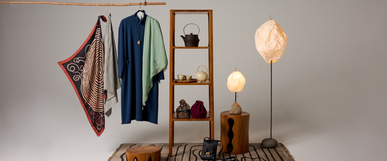 カシミヤボーダー手袋 / ババグーリ | ヨーガンレール ババグーリ